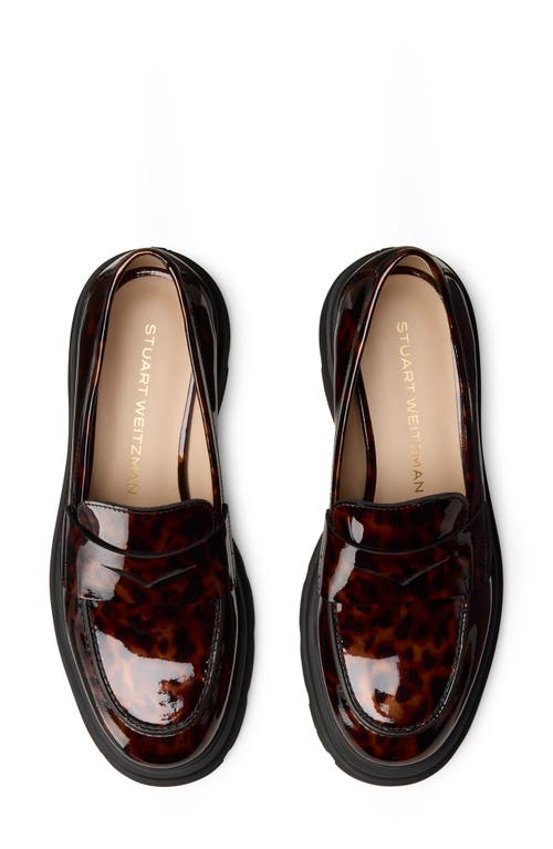 Stuart Weitzman Hudson Lite Loafer In Brown