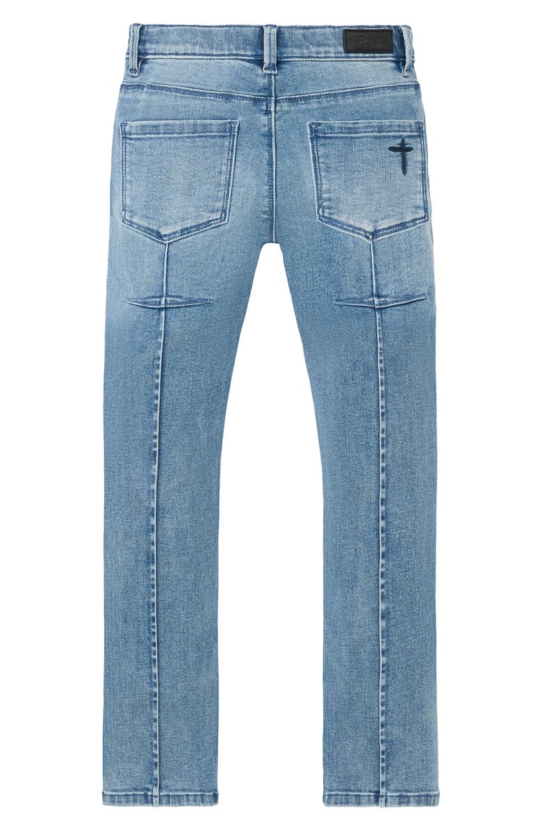 RtA Kids' Carlo Skinny Jeans, Alternate, color, Glacier Blue