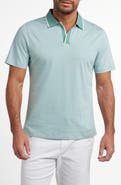 David Donahue Hemingway Cotton & Silk Polo