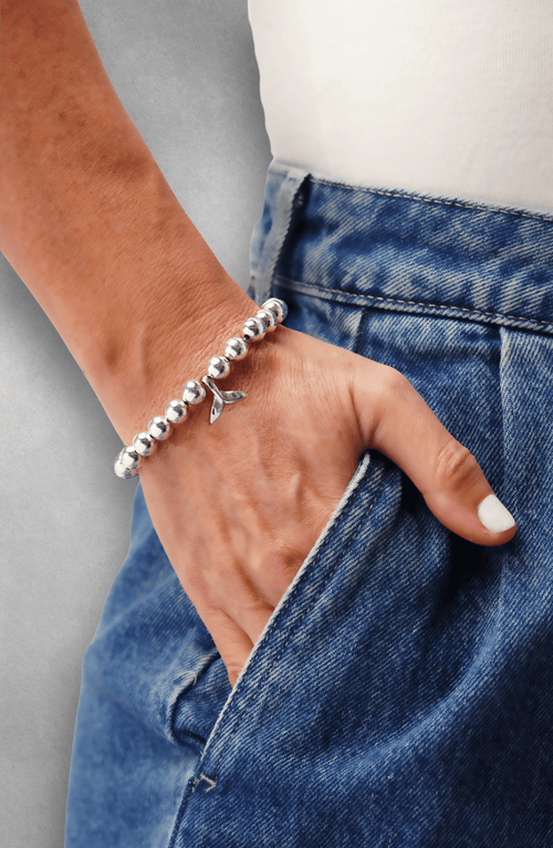Emma Rae Sterling Silver Bracelet In Silver