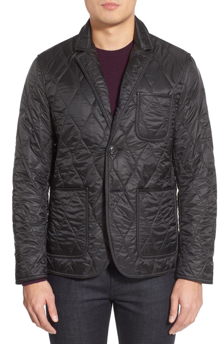 Burberry Gillington Water Resistant Quilted Jacket, Main, color, 