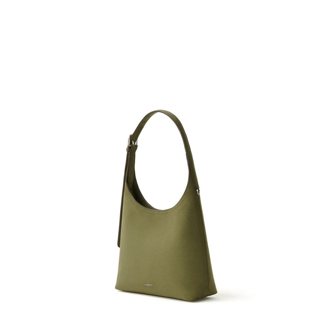 Elena - Vegan Suede Shoulder Bag, Alternate, color, Moss