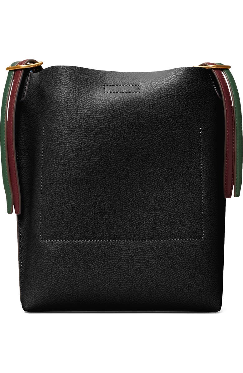 Tory Burch Perry Leather Bucket Bag, Alternate, color,