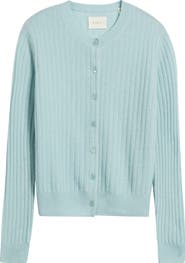 DÔEN Danae Rib Cashmere Cardigan
