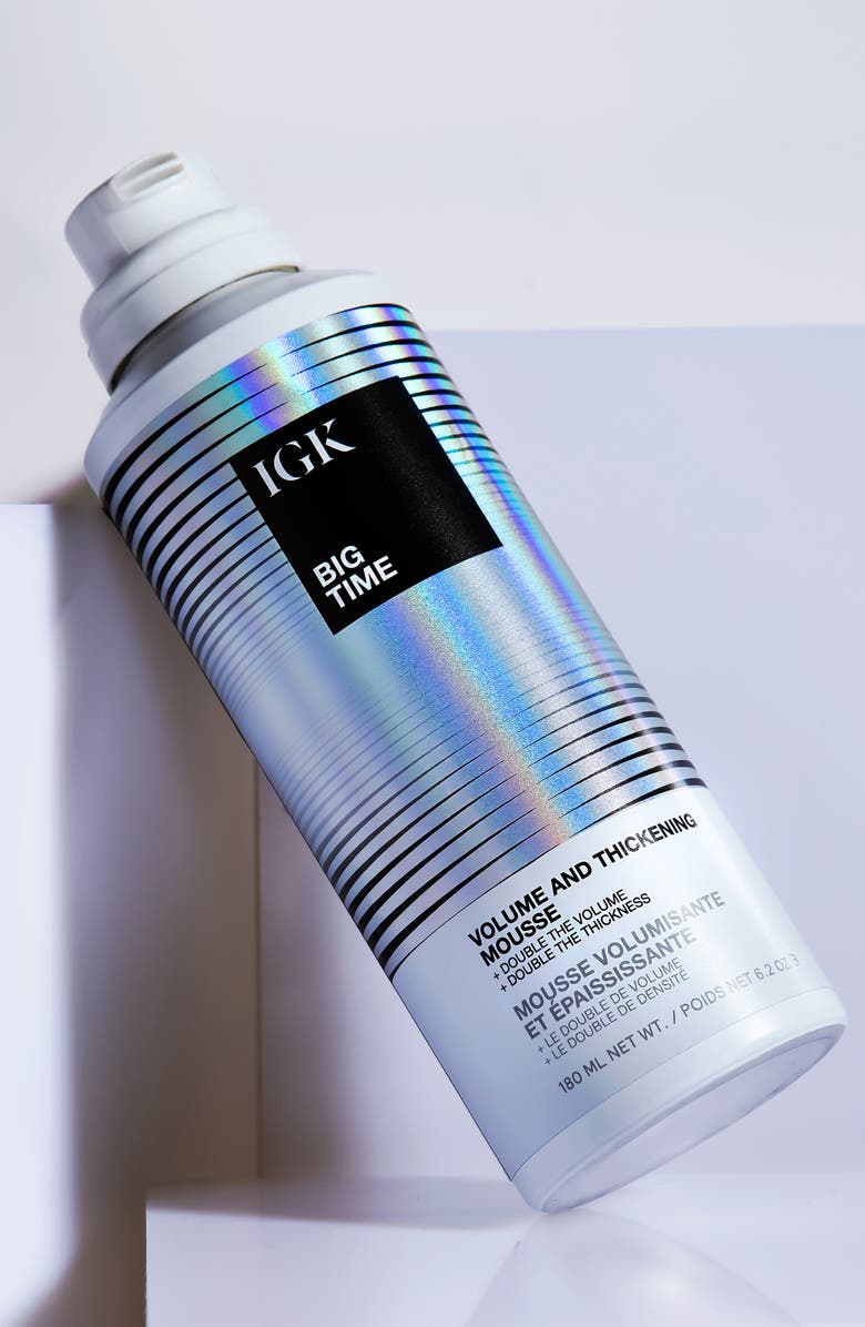 IGK Big Time Volume & Thickening Hair Mousse, Alternate, color, 