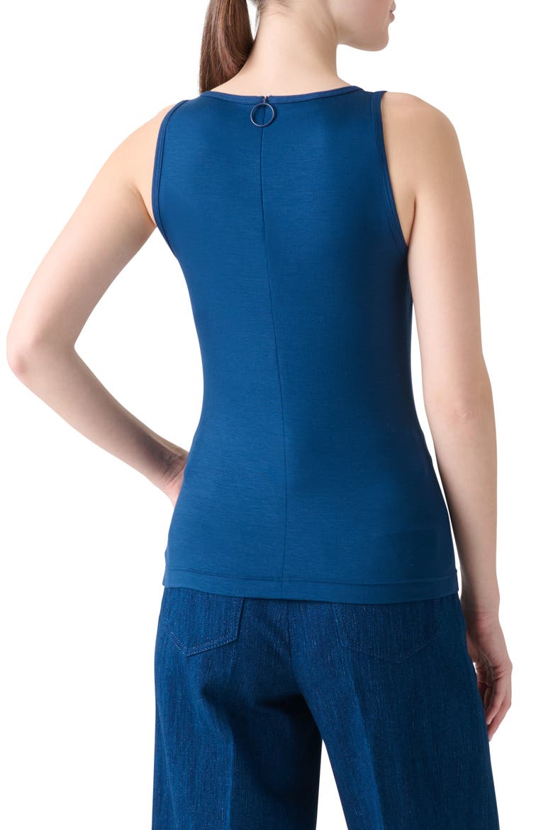 Dot Detail Sleeveless Stretch Modal Top, Alternate, color, INK