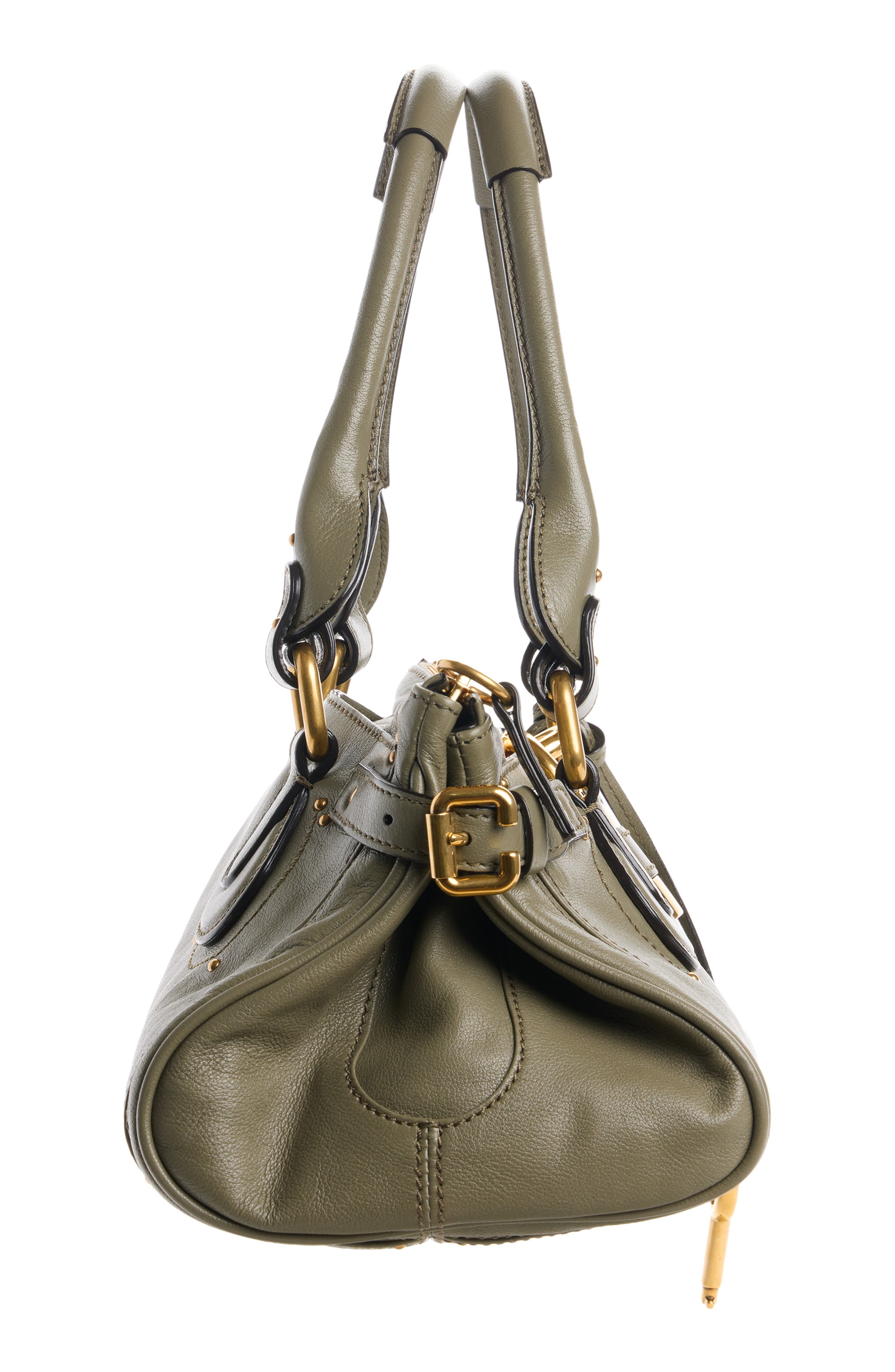 Paddington Leather Satchel, Alternate, color, ALOE GREEN