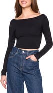 Susana Monaco Scoop Back Crop Top