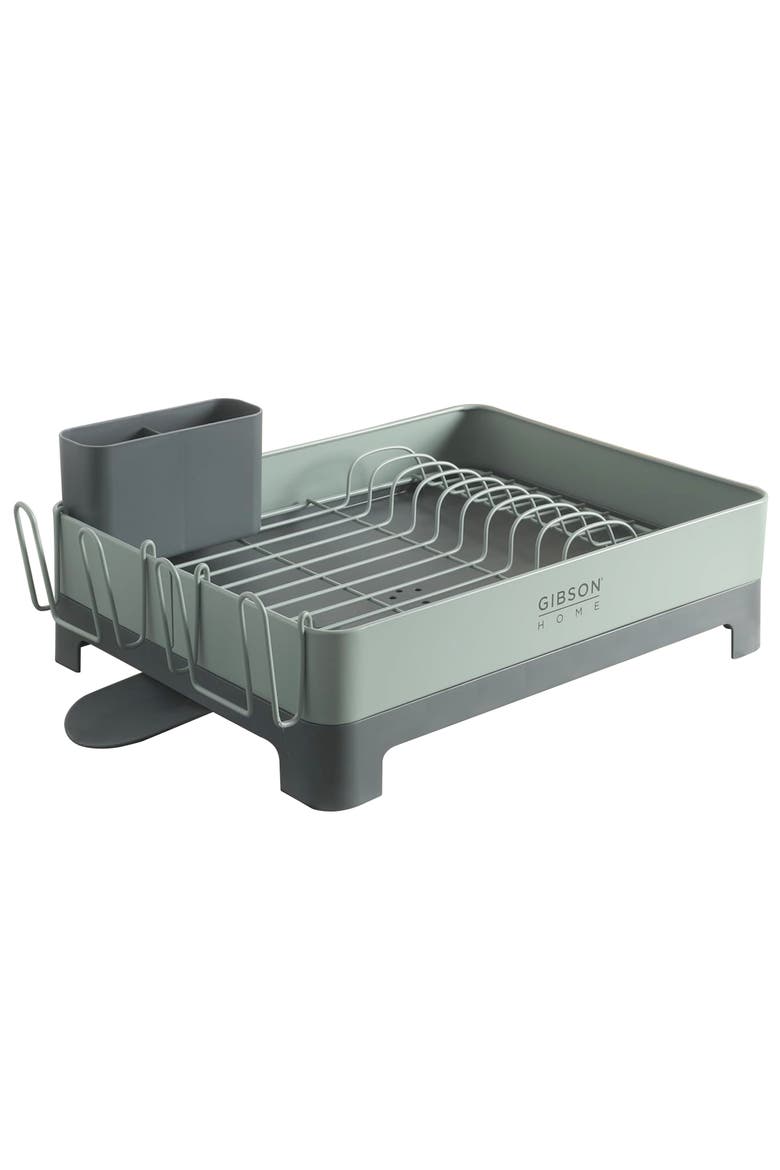 Nestcraft Galvanized Steel Dish Rack, Main, color, Green