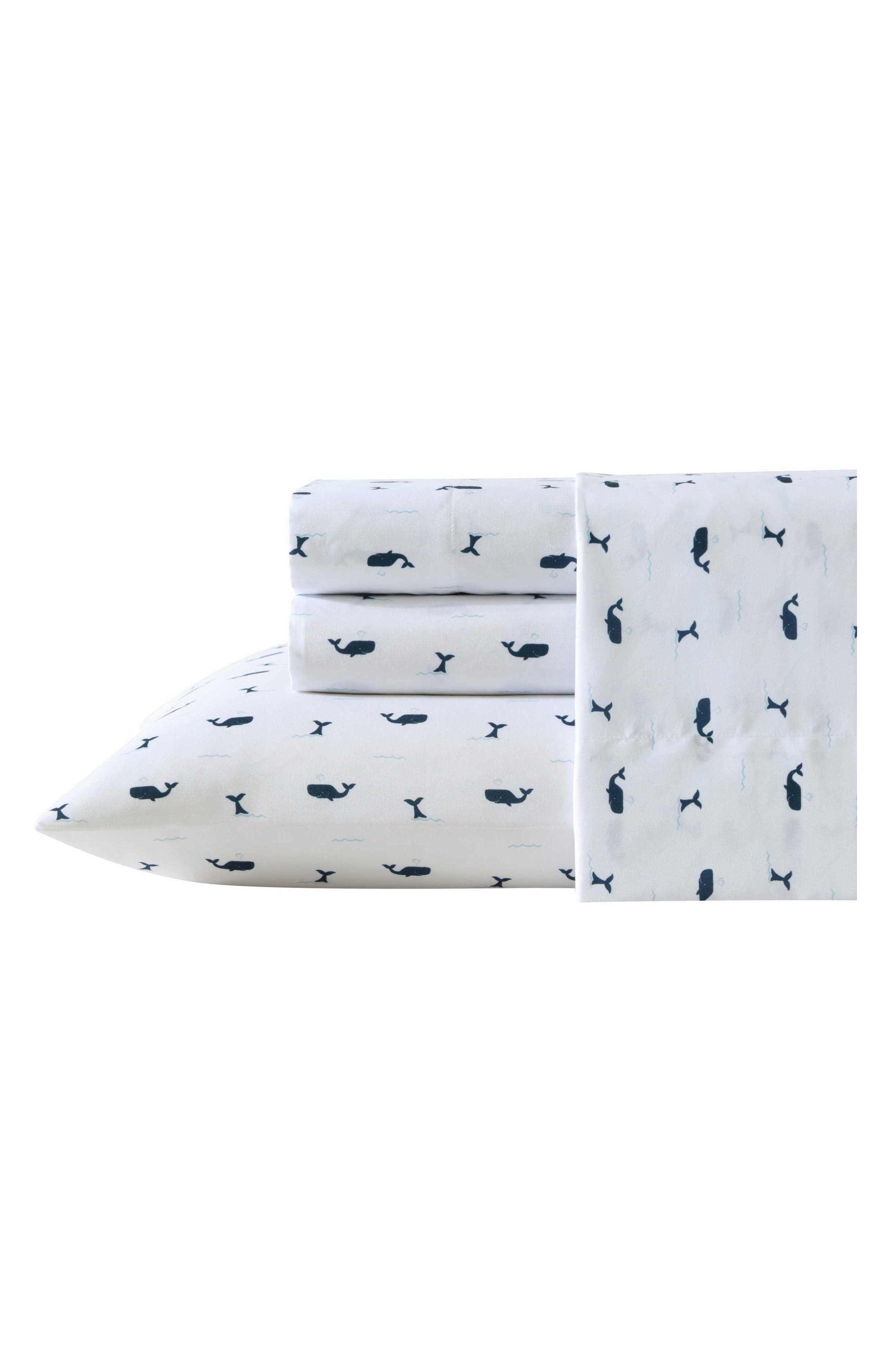 Nautica Caspian Whales Microfiber Sheet Set