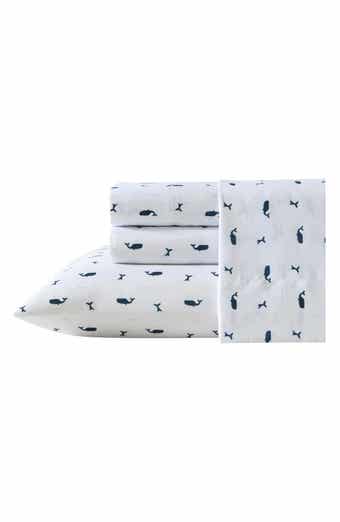 Nautica Caspian Whales Microfiber Sheet Set
