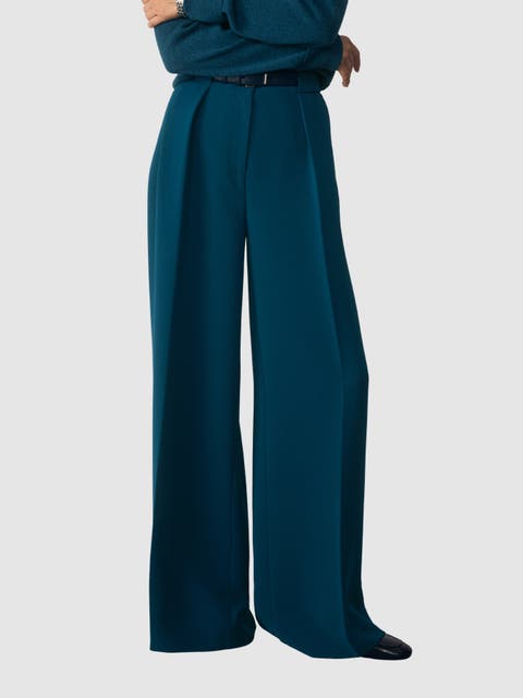High Rise Palazzo Trousers