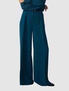The Fold High-Rise Palazzo Trousers Wide-Leg Maxi
