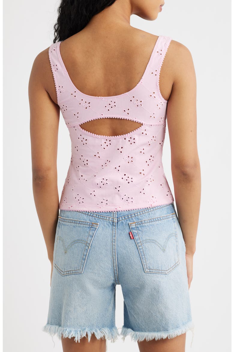 Full Bloom Eyelet Knit Camisole, Alternate, color, SWEET DREAM