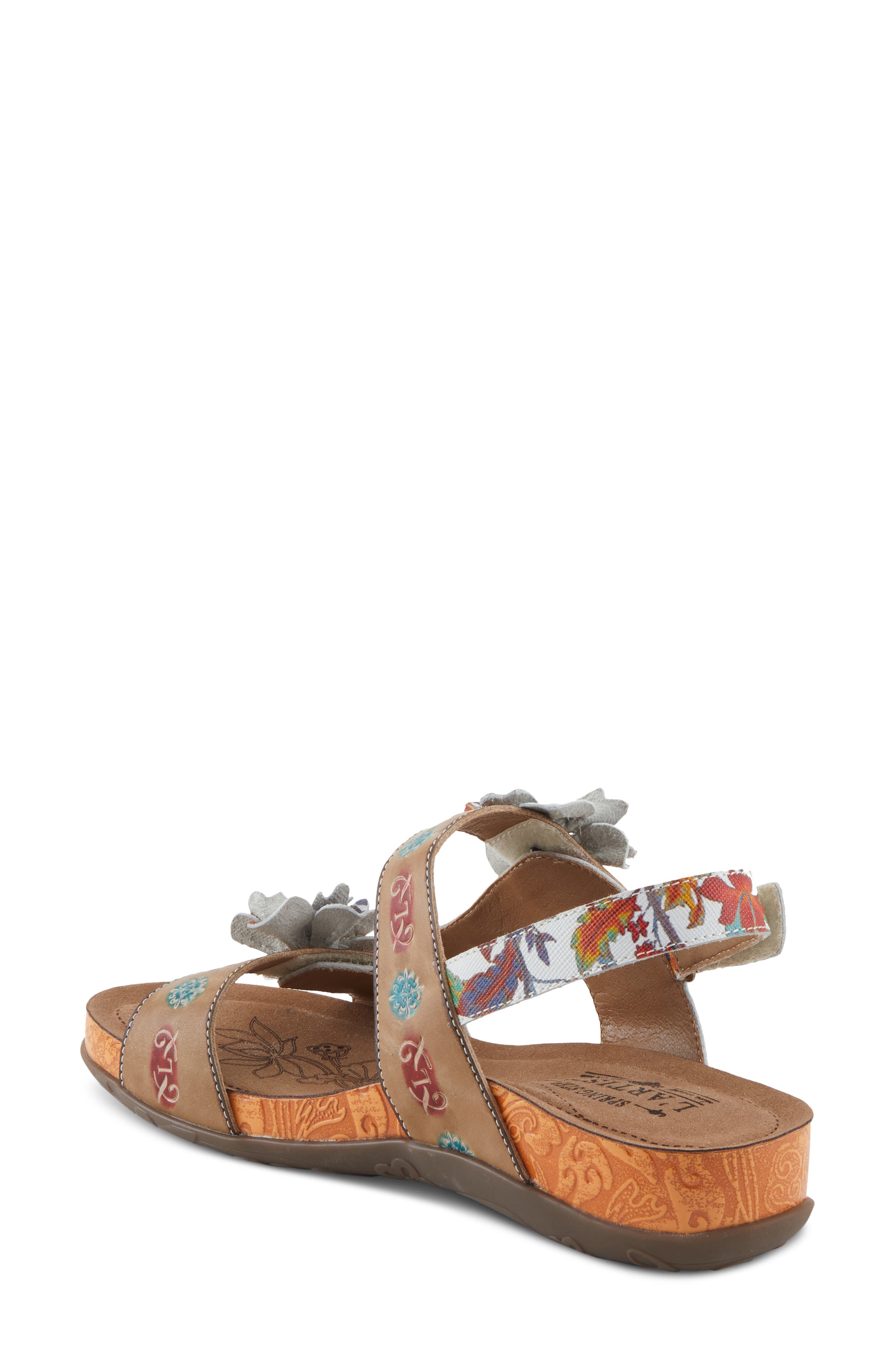 L'Artiste by Spring Step Erica Floral Slingback Sandal, Alternate, color, 