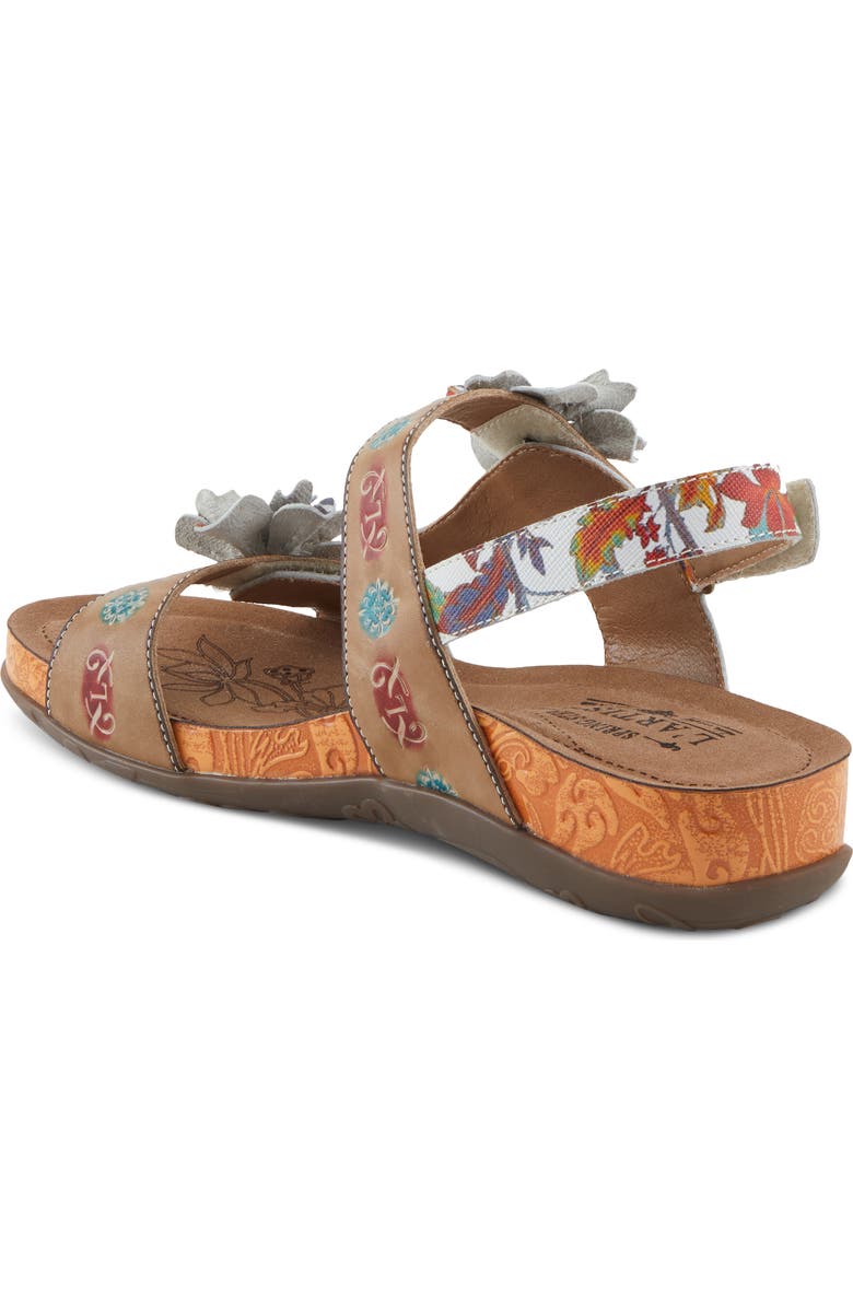 L'Artiste by Spring Step Erica Floral Slingback Sandal, Alternate, color,