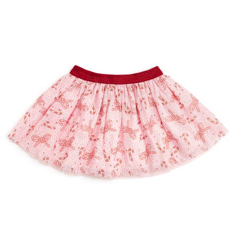 Candy Cane Bow Printed Christmas Tutu (Baby, Toddler, Little Kid & Big Kid)