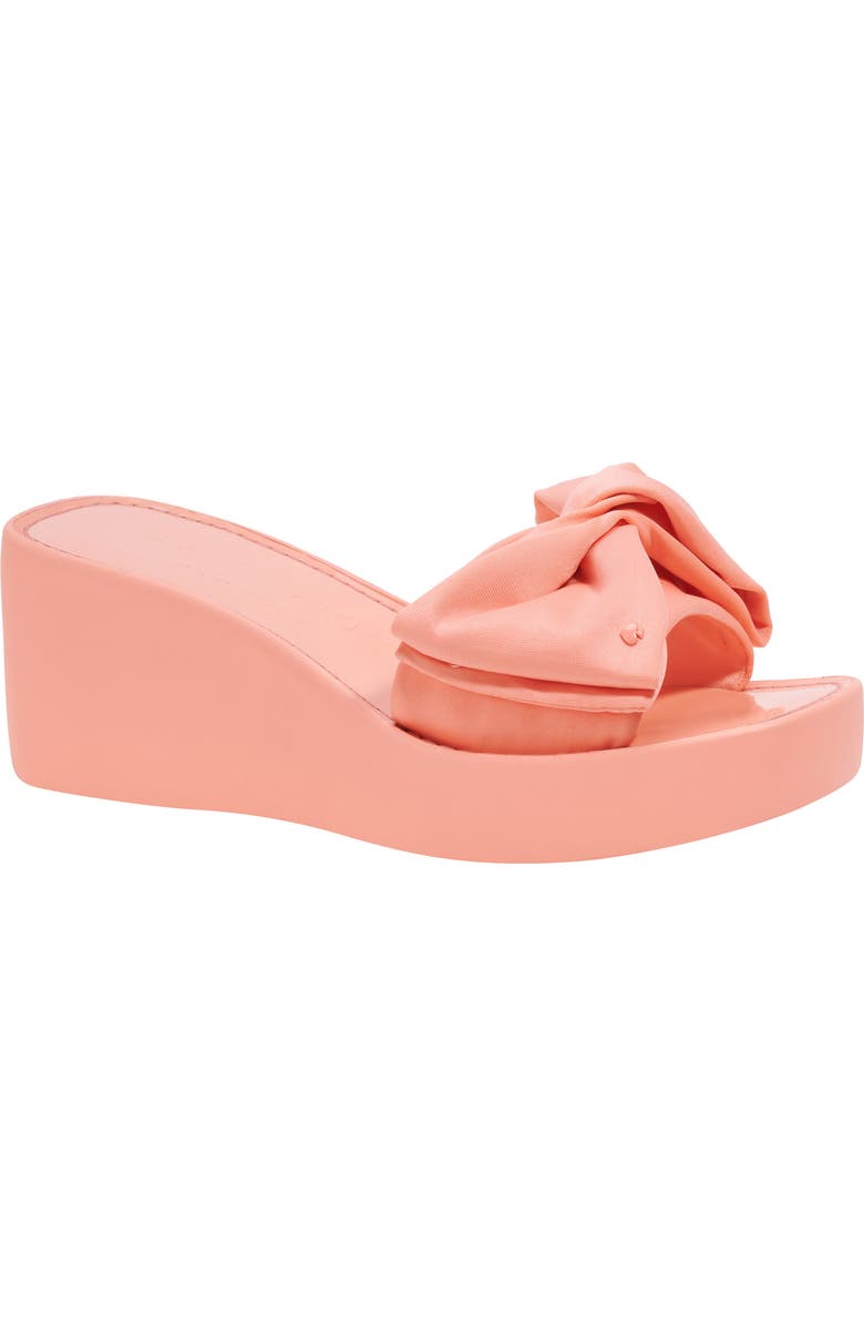 Kate Spade New York bikini platform wedge sandal, Main, color, Melon Ball