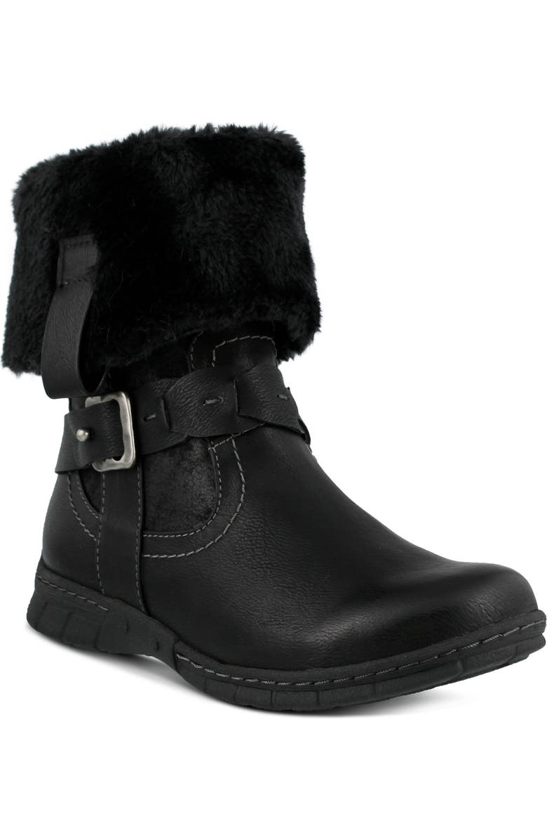 Spring Step Peeta Water Resistant Faux Fur Boot, Main, color,