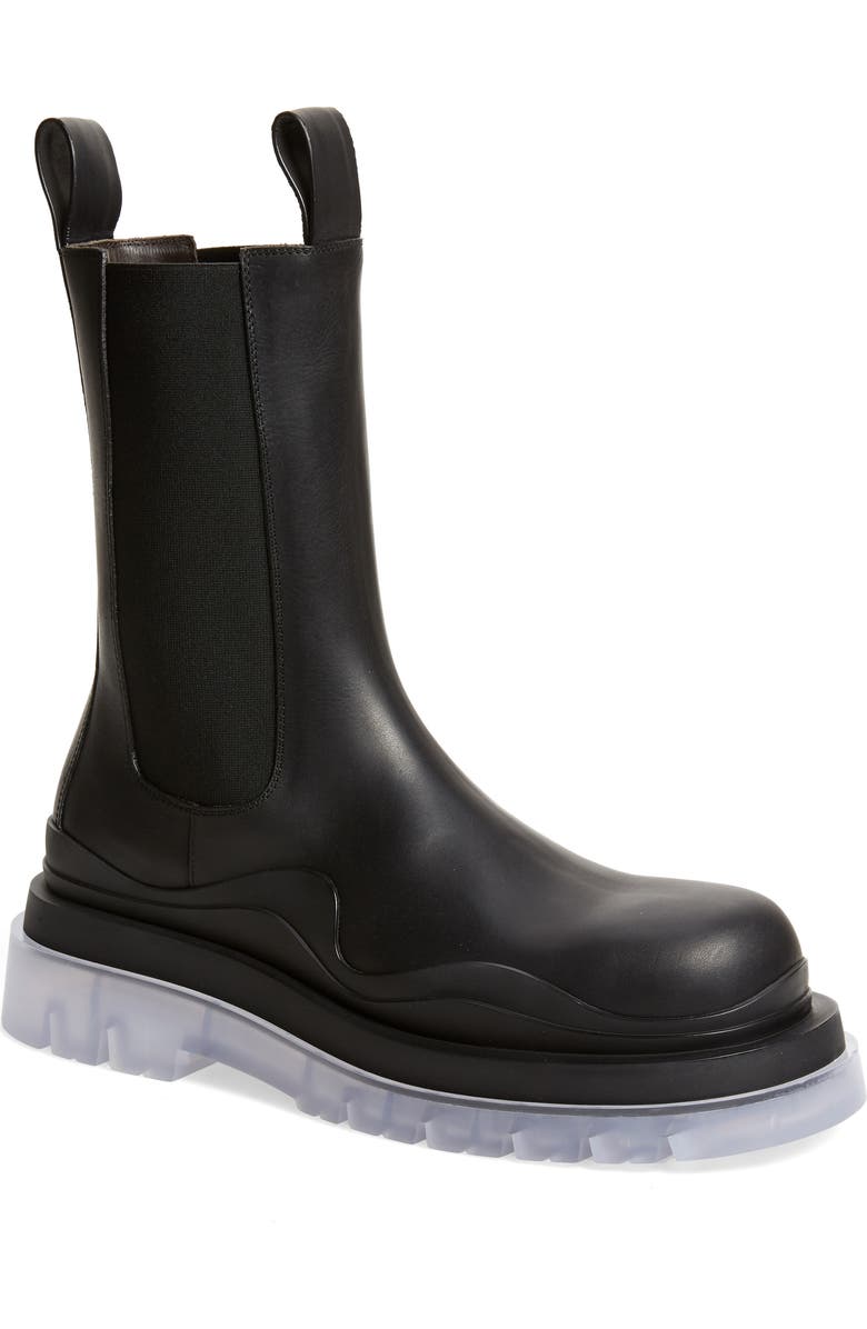 Bottega Veneta Clear Sole Chelsea Boot, Main, color,