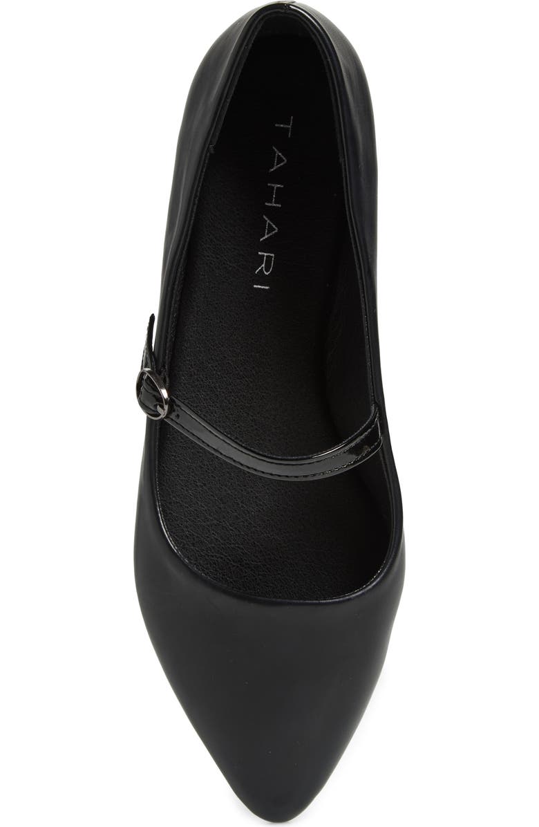T Tahari Milan Mary Jane Flat, Alternate, color,
