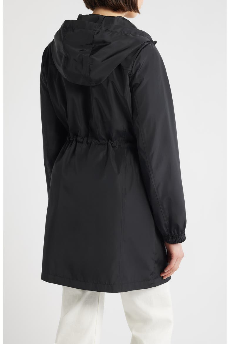 Hooded Anorak Jacket, Alternate, color, BLACK