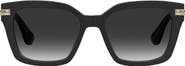 Stuart Weitzman 54mm Gradient Polarized Square Sunglasses