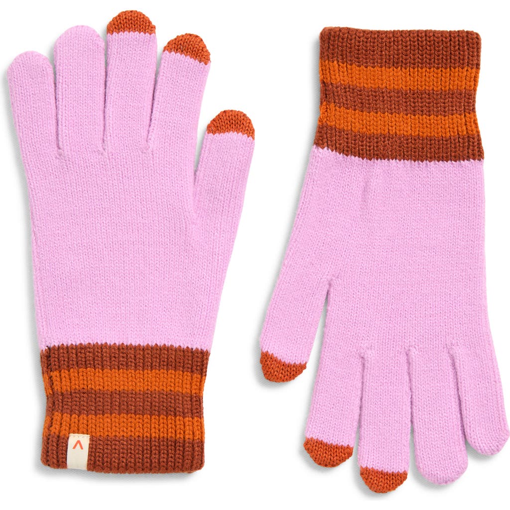Verloop Sport Cuff Touchscreen Gloves In Pink