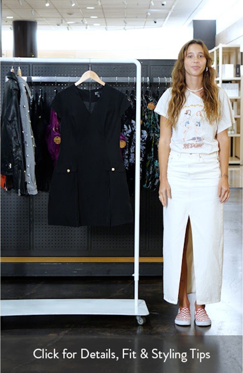 Cap Sleeve Shift Dress, sales video thumbnail