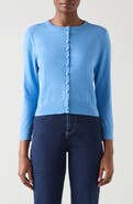 LK Bennett Lottie Fine Cotton & Wool Cardigan