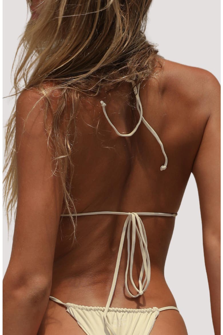 Tropez Bead Triangle Bikini Top, Alternate, color, SUMMER SAND