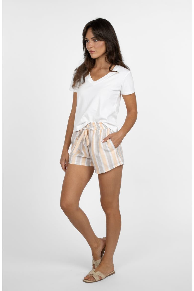 Sorrento Short, Alternate, color, Chamomile Stripe