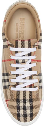 【送料&関税込】Burberry New Albridge - Sneaker With Vintage Burberry Albridge Vintage Check & Leather Low Sneaker - A&V Pawn
