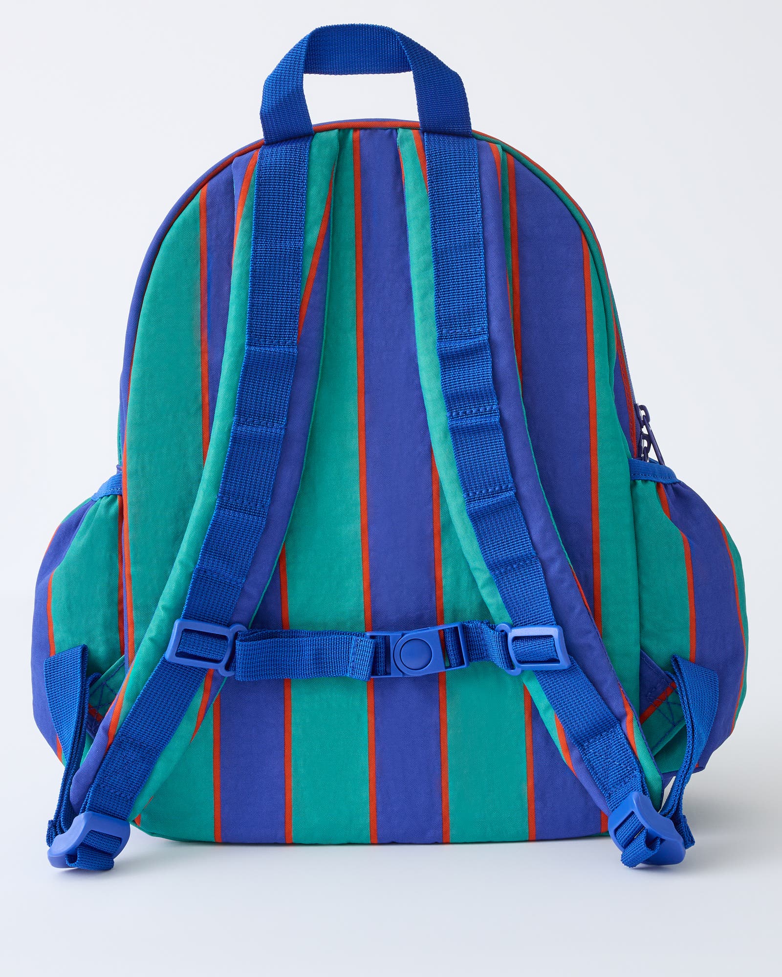 Cool Kid Backpack, Alternate, color, Navy Green Stripe