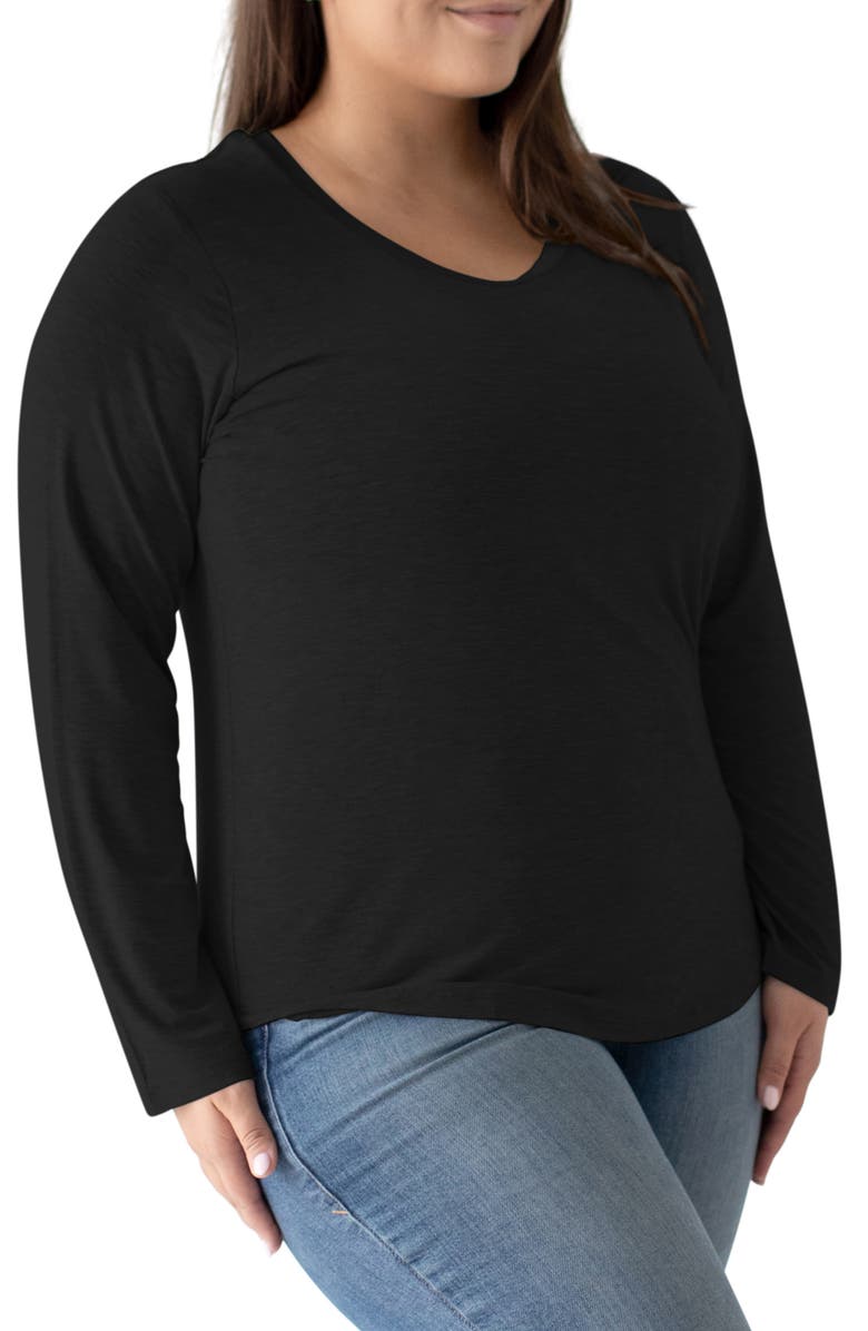 Kindred Bravely Long Sleeve Maternity/Nursing T-Shirt, Alternate, color,