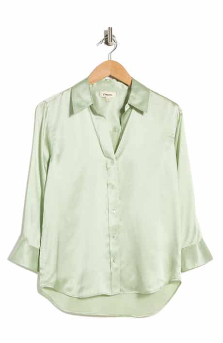 L'AGENCE Dani Silk Blouse