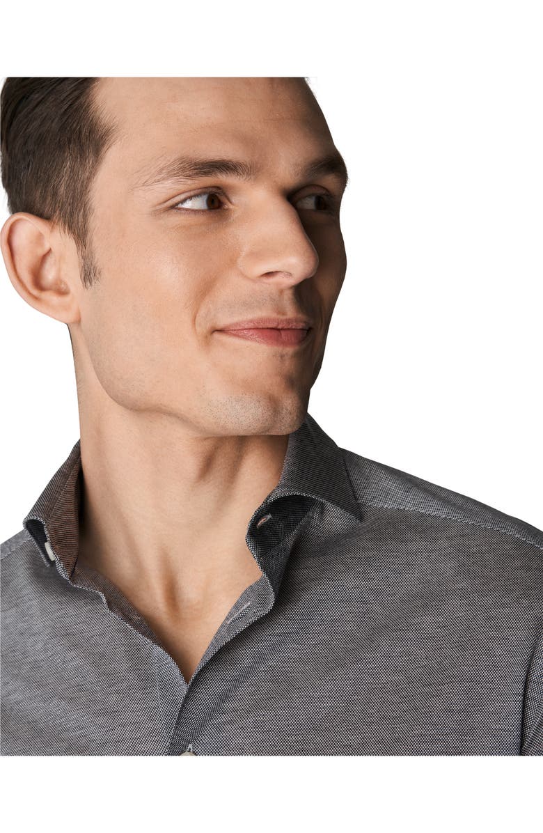 Eton Contemporary Fit Oxford Piqué Dress Shirt, Alternate, color,
