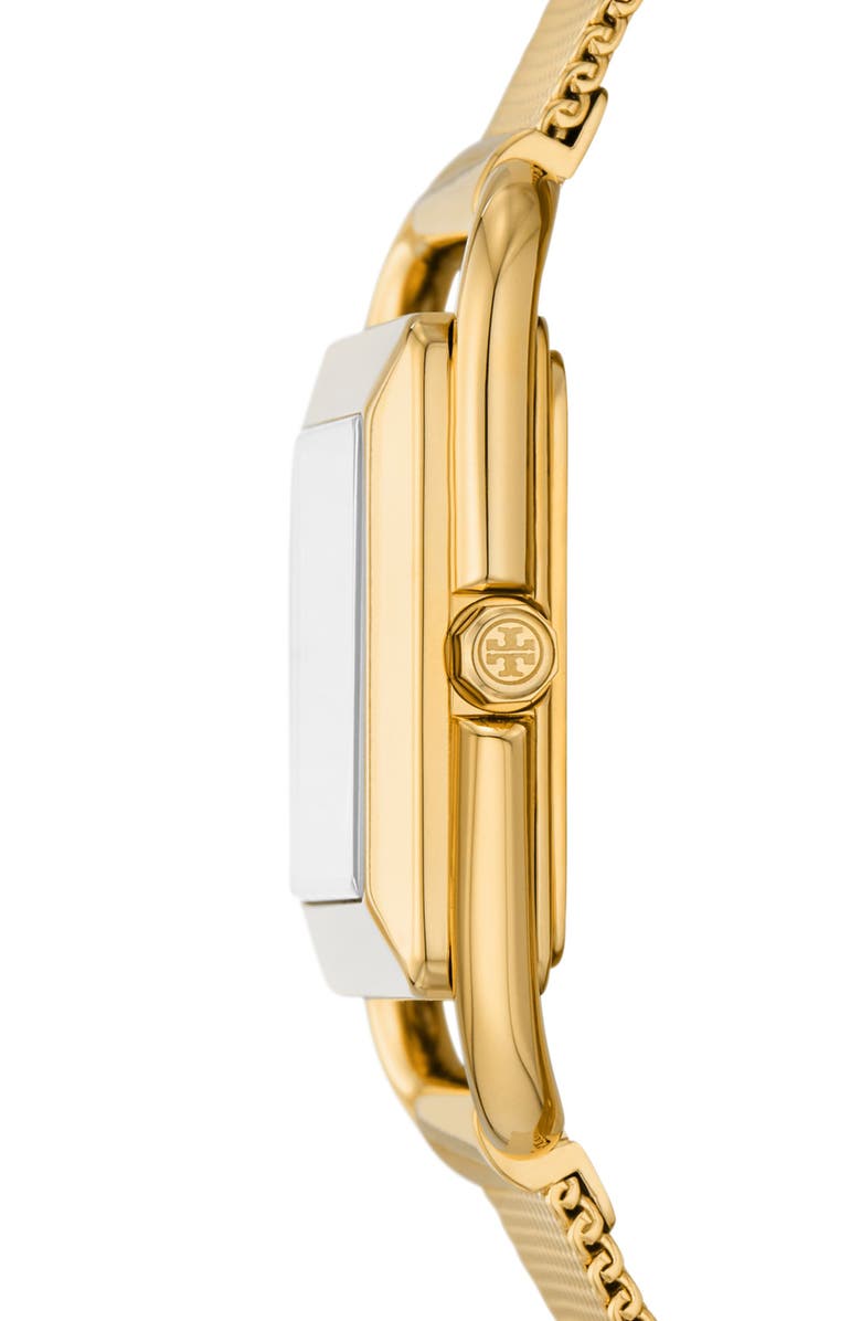 Tory Burch The Miller Square Mesh Strap Watch, 24mm, Alternate, color,