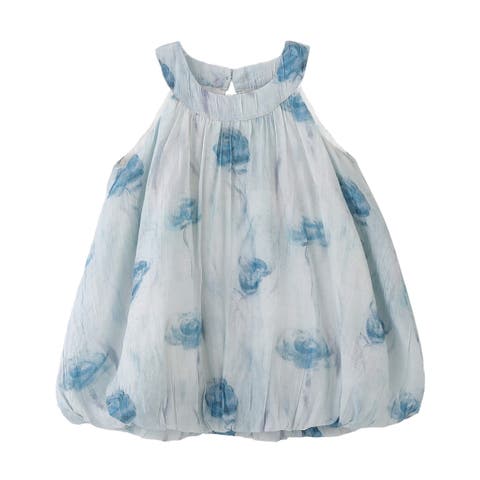 Floral Balloon Dress