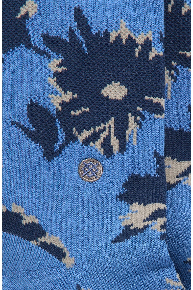 Kids' Replica Combed Cotton Blend Crew Socks, Alternate, color, CAPRIBLUE
