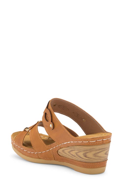 Shop Extreme By Eddie Marc Buckle Wedge Slide Sandal
