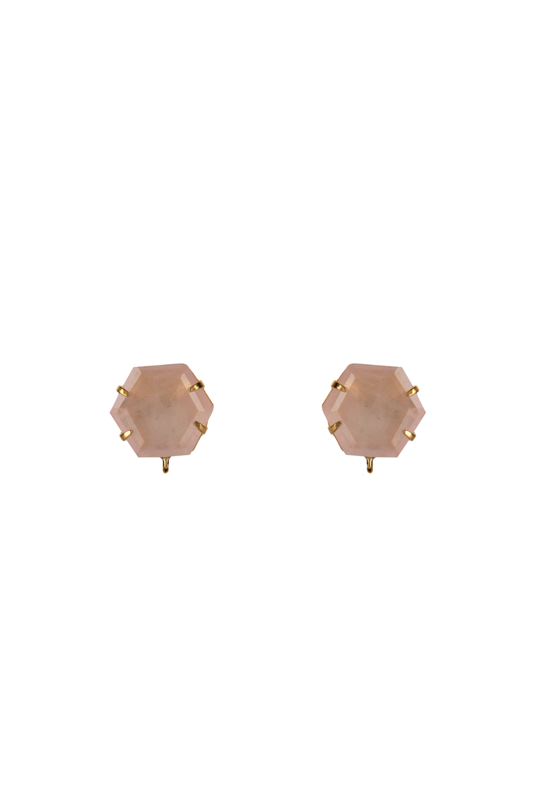Chicago Interchangeable Drop Earrings, Alternate, color, Brown & Pink