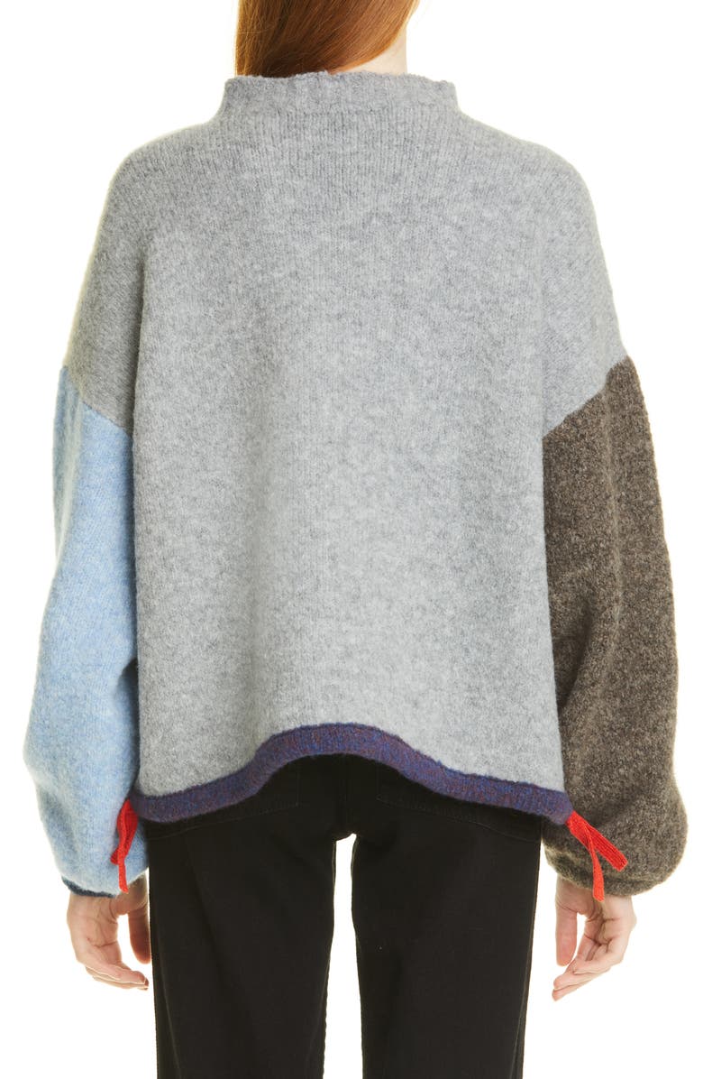 YanYan Charlie Wah Colorblock Wool Blend Sweater, Alternate, color,