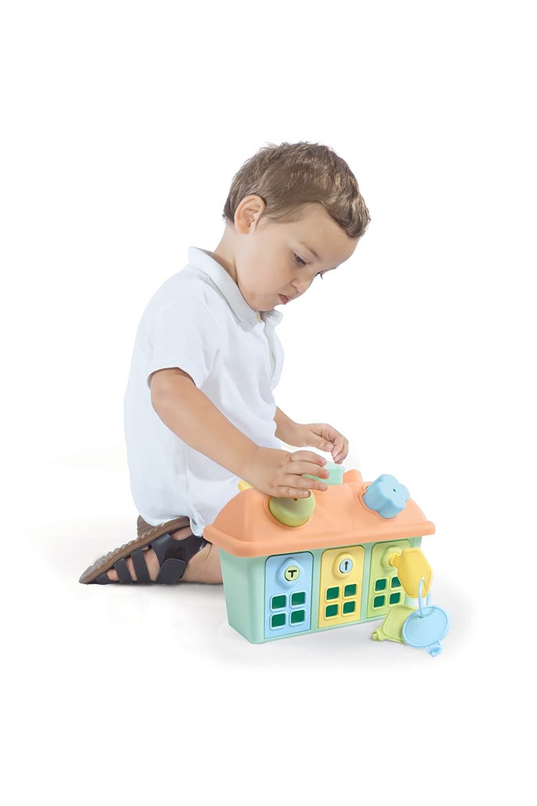 Shape Sorter, Sweet Cottage, 9 Piece Sort & Play Toy, Kids 12mo+, Alternate, color, Multicolored