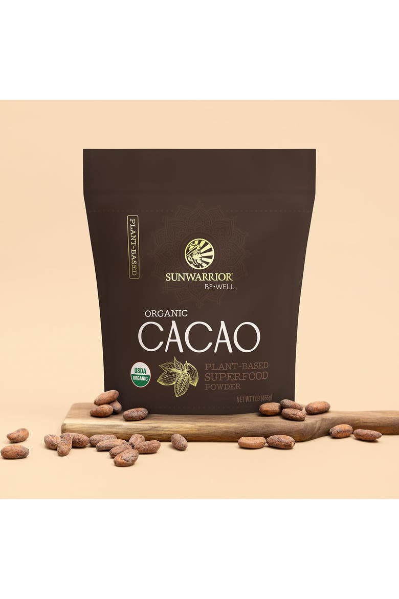 Organic Be Well Cacao Powder 455g Pouch, Alternate, color, No Color