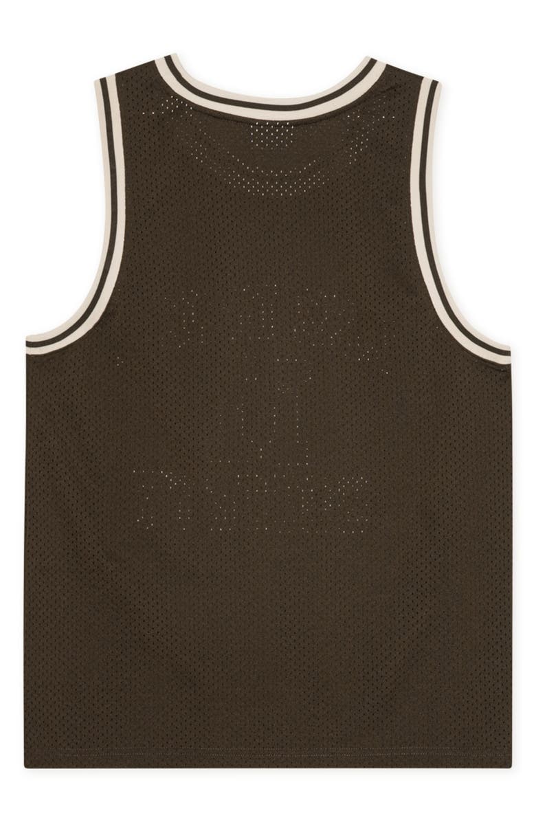 Les Deux Silas Mesh Tank, Alternate, color, Turkish Coffee Brown
