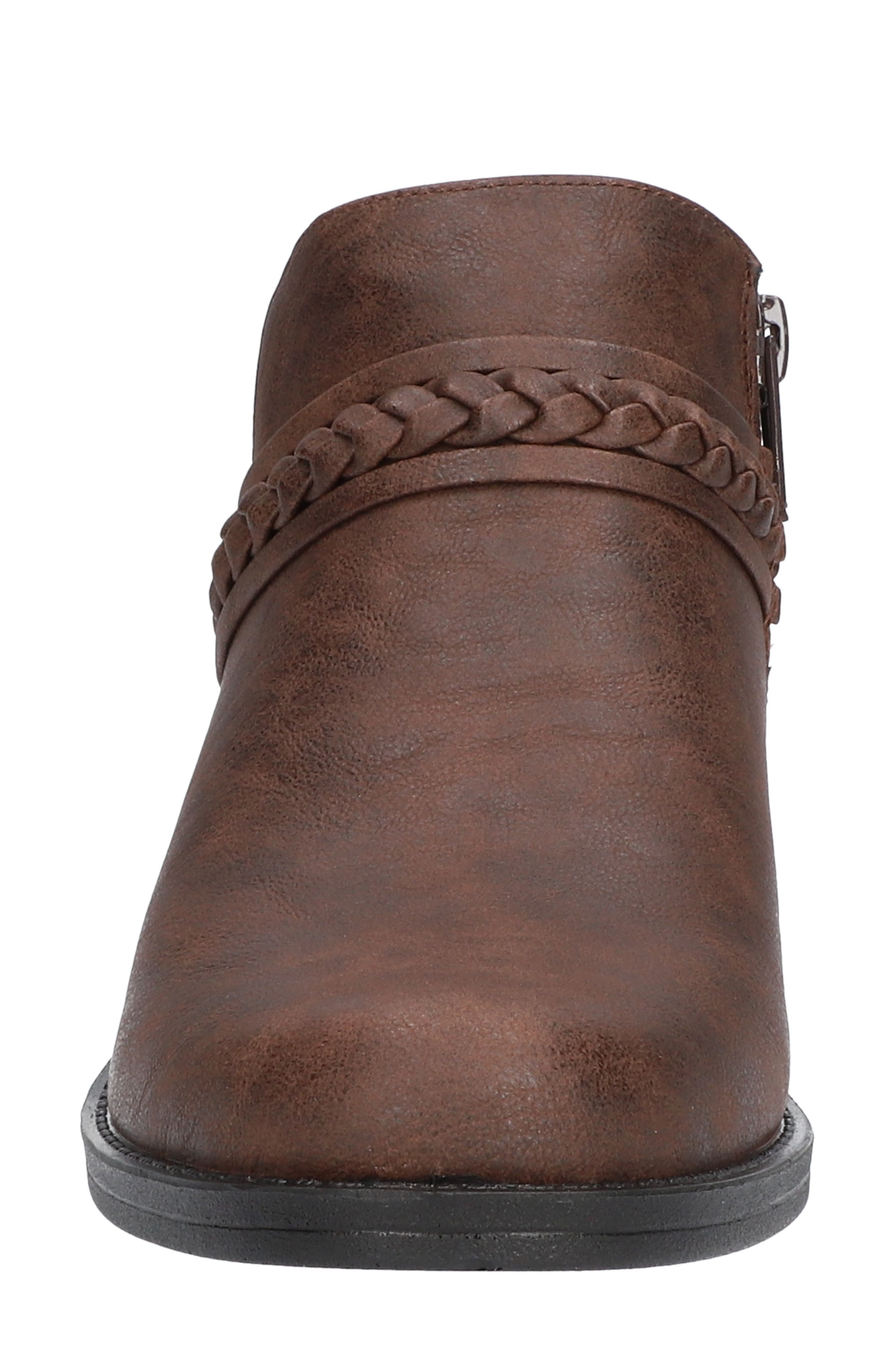 Jalia Braided Bootie, Alternate, color, BROWN/ GORE