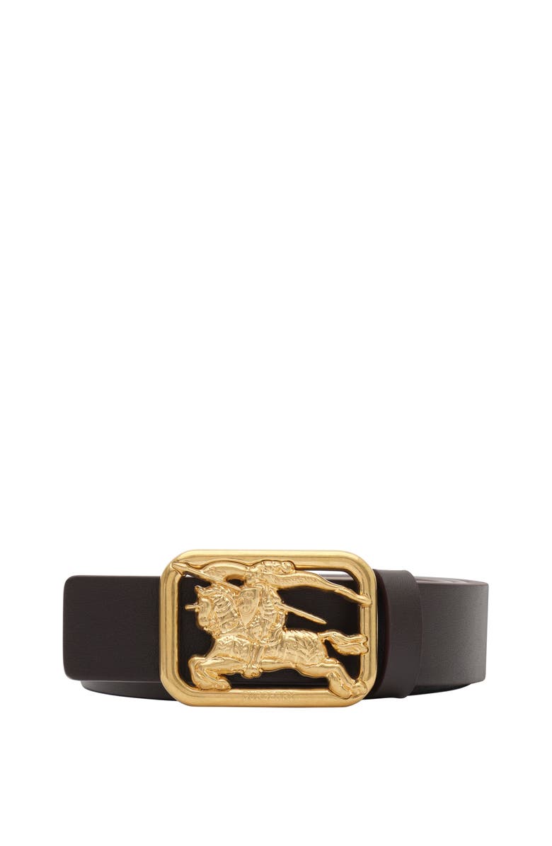 Burberry Reversible Leather Rider Belt, Main, color, Peat Brown/Soap Beige