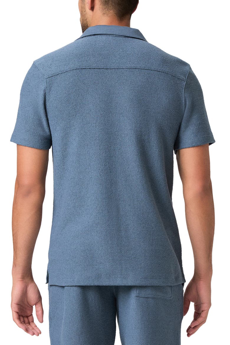 Oliver Terry Cloth Camp Shirt, Alternate, color, LAKESIDE