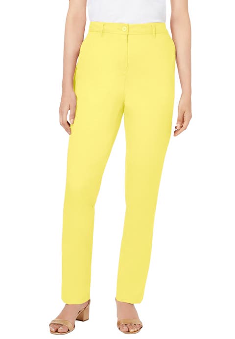 Stretch Cotton Chino Straight Leg Pant